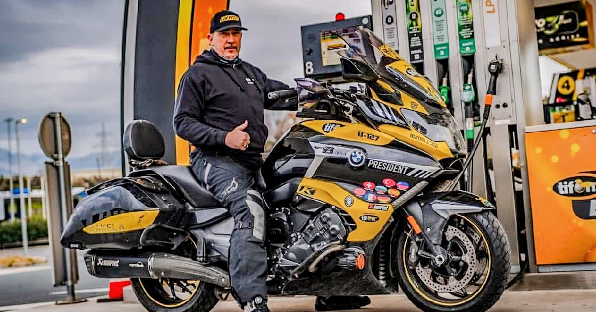 Egy legendás motoros jótékonysági akciója: 120 000 kilométer egy év alatt