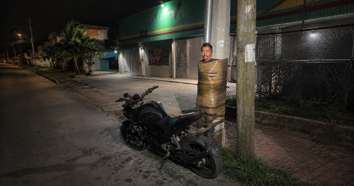 Különös bosszút állt a motortolvajokon a „lakossági Batman”