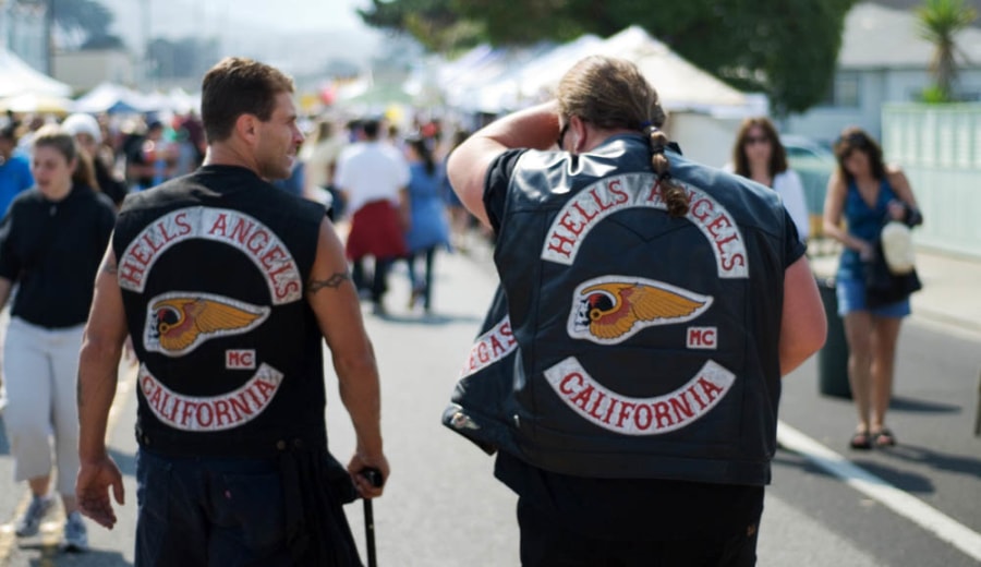 A Hell's Angels tagjai (kép: Wikimedia)