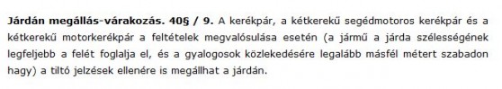 motor-jarda-parkolas-jogszabaly