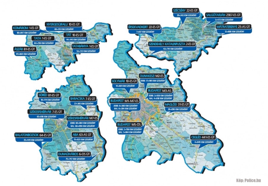 A fix traffipaxok végleges kiosztása