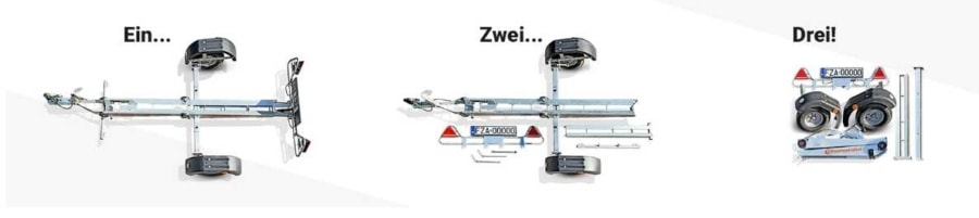 Összecsukható motorszállító